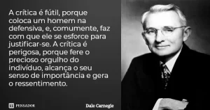 evite criticas Dale Carnegie
